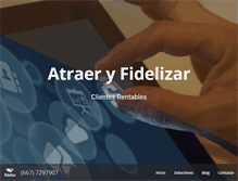 Tablet Screenshot of fideliza.com.mx